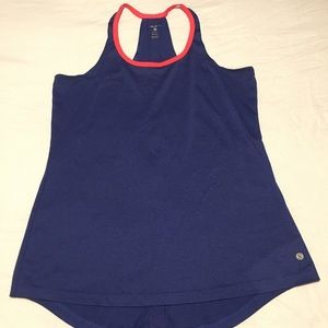 Purple pink Layer 8 workout tank top